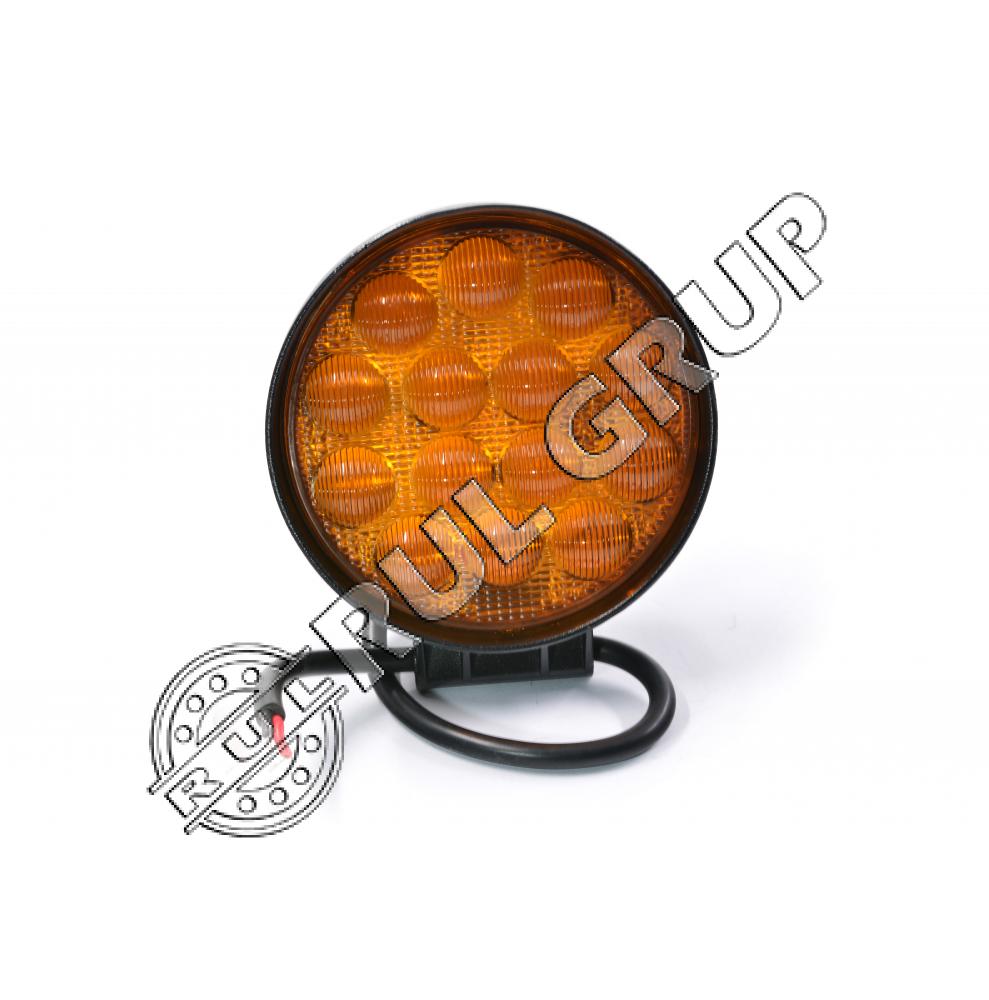 BK69058F LAMPA CEATA 14 L DC 10-30V 42W GALBENA ROTUNDA